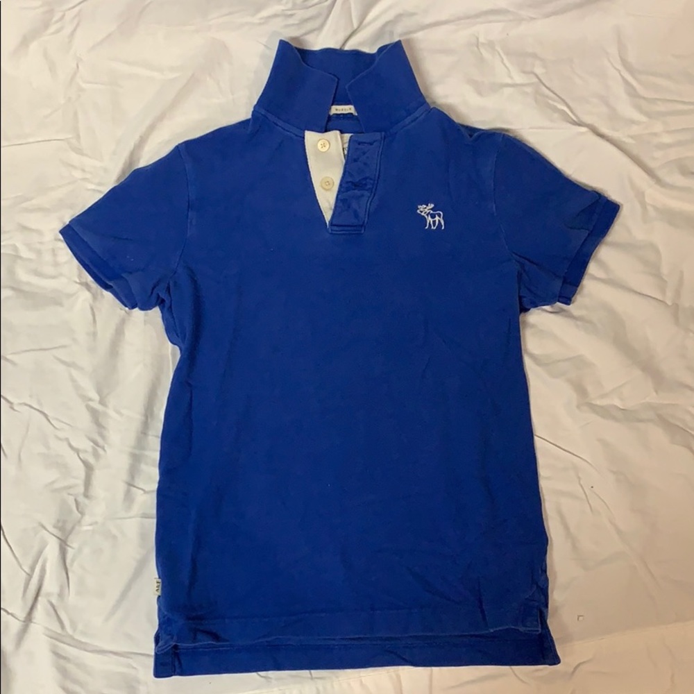 Blue Abercrombie & Fitch Polo